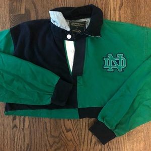 Vintage style Notre Dame Rugby Polo